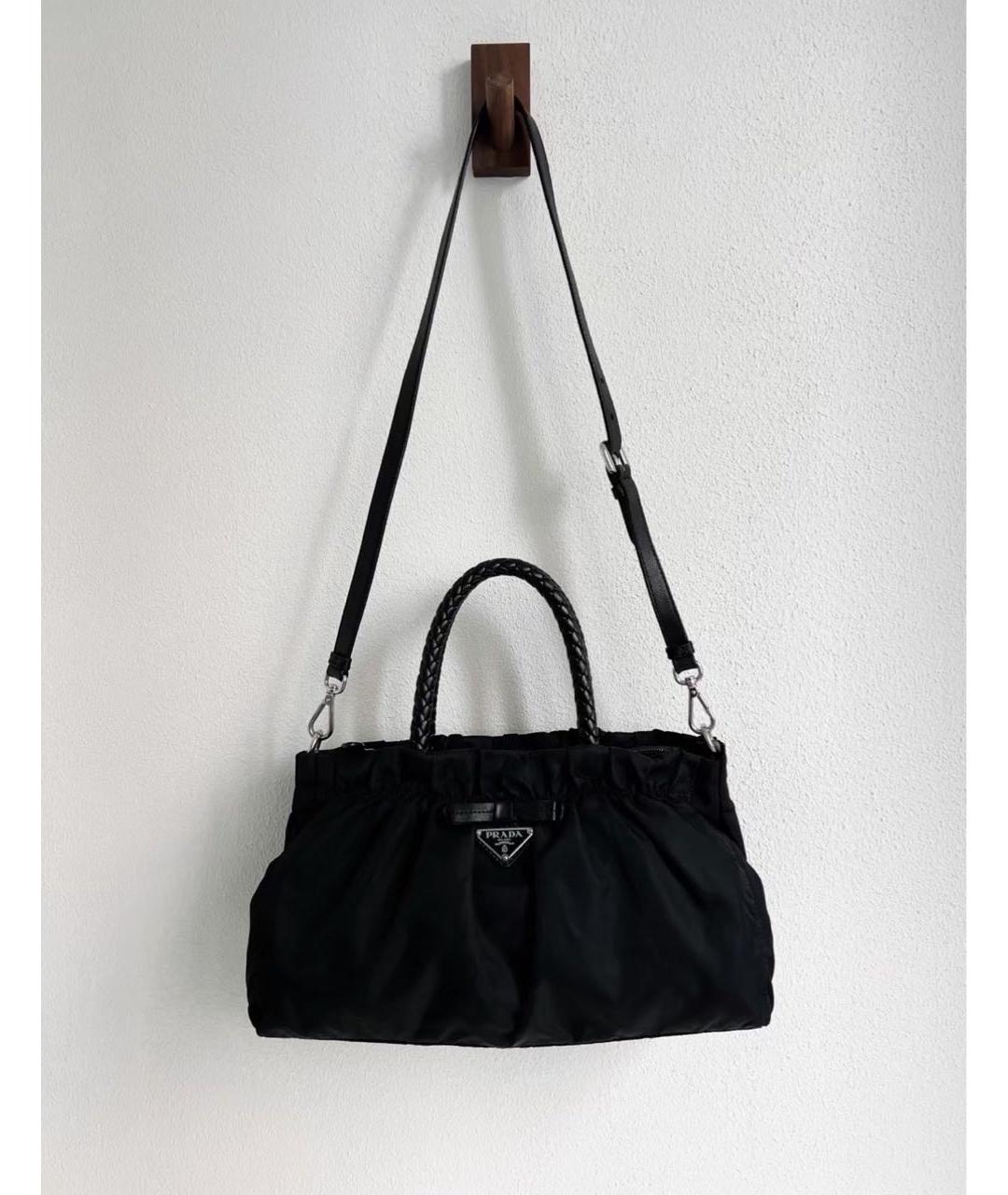 PRADA Черная сумка с короткими ручками, фото 5