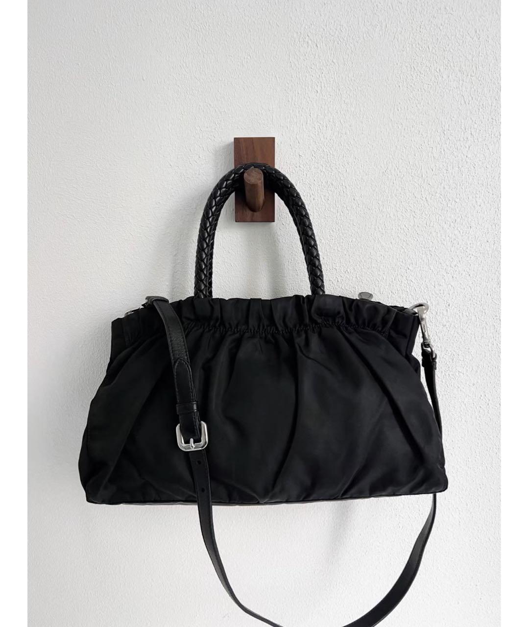 PRADA Черная сумка с короткими ручками, фото 3