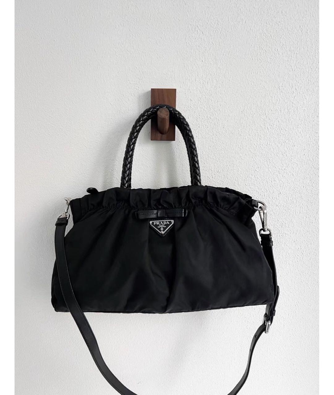 PRADA Черная сумка с короткими ручками, фото 2