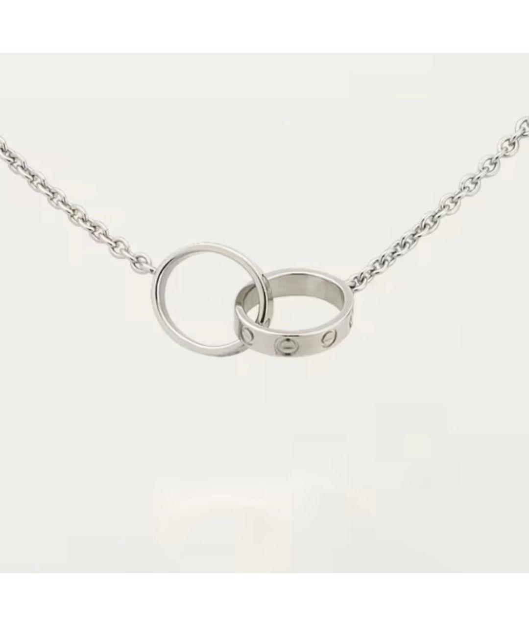 CARTIER Серебряная подвеска из белого золота, фото 5