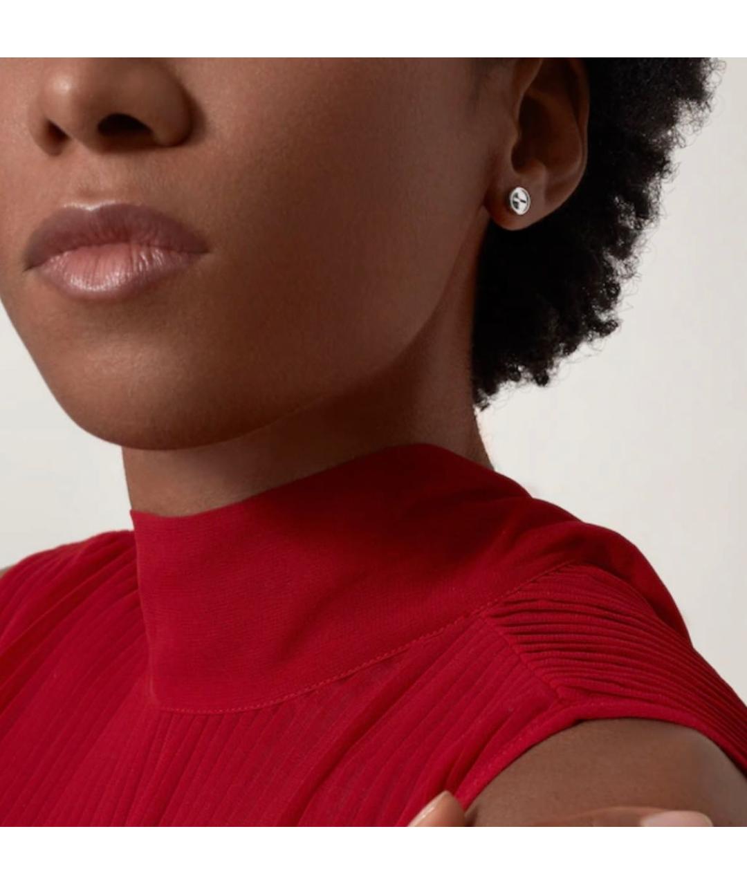 CARTIER Серебряные серьги из белого золота, фото 5