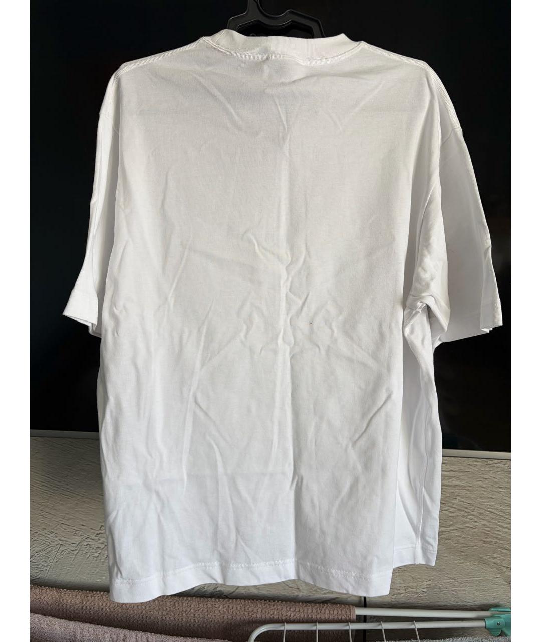 GUCCI Белая хлопковая футболка, фото 2