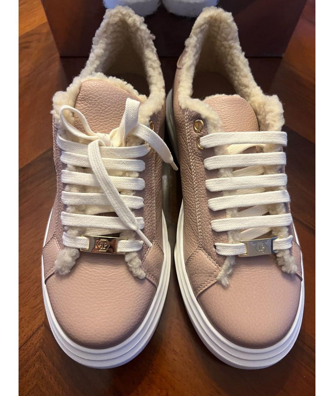 PHILIPP PLEIN Кожаные кеды, фото 3