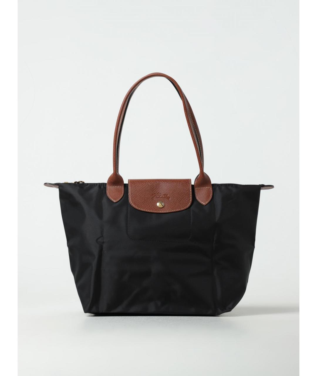 LONGCHAMP Черная сумка тоут, фото 4