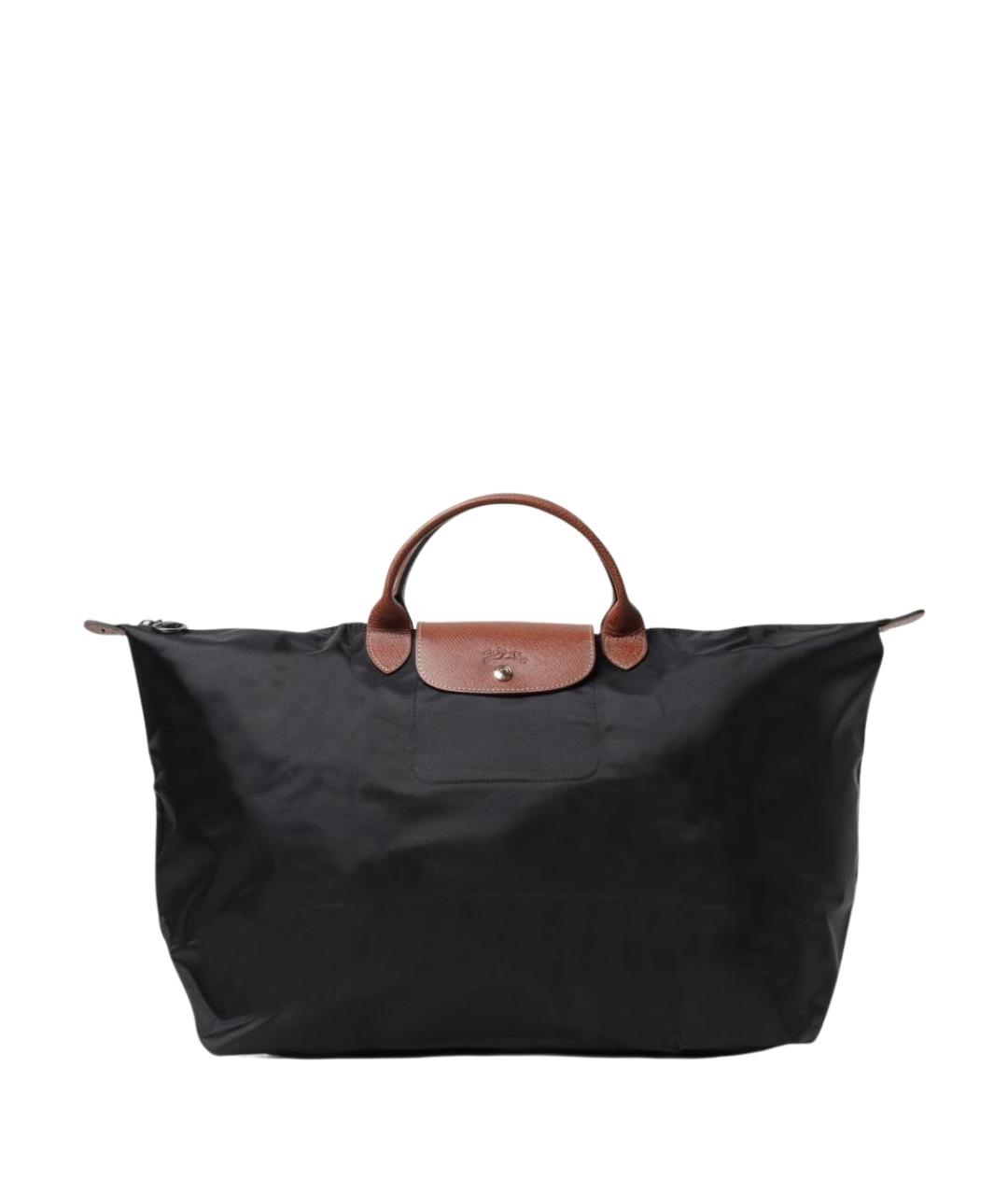 LONGCHAMP Черная дорожная/спортивная сумка, фото 1