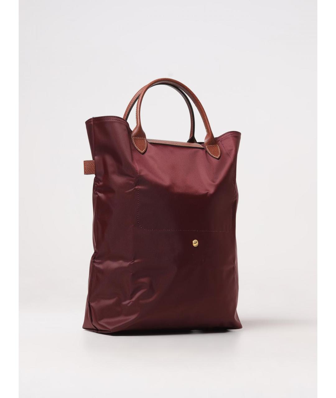 LONGCHAMP Бордовая сумка с короткими ручками, фото 2