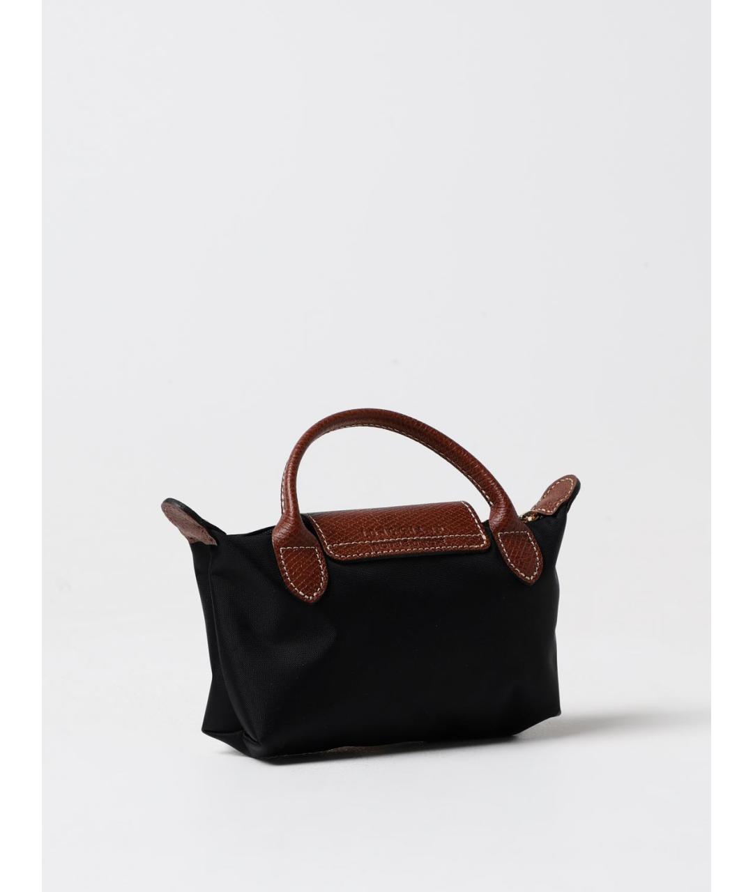 LONGCHAMP Черная сумка с короткими ручками, фото 2