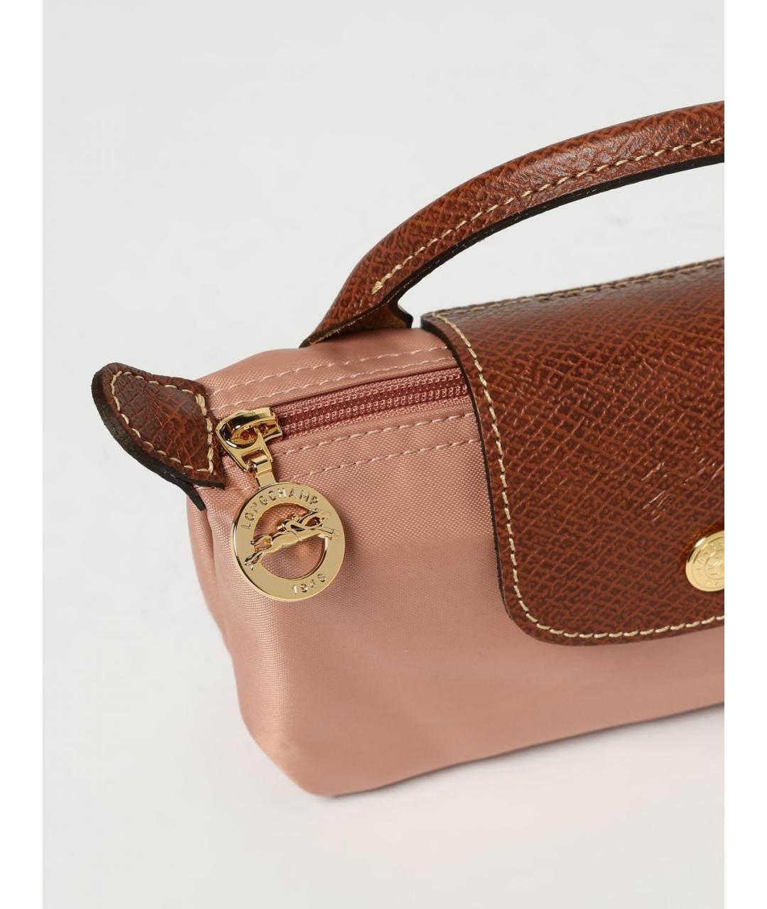 LONGCHAMP Розовая сумка с короткими ручками, фото 3