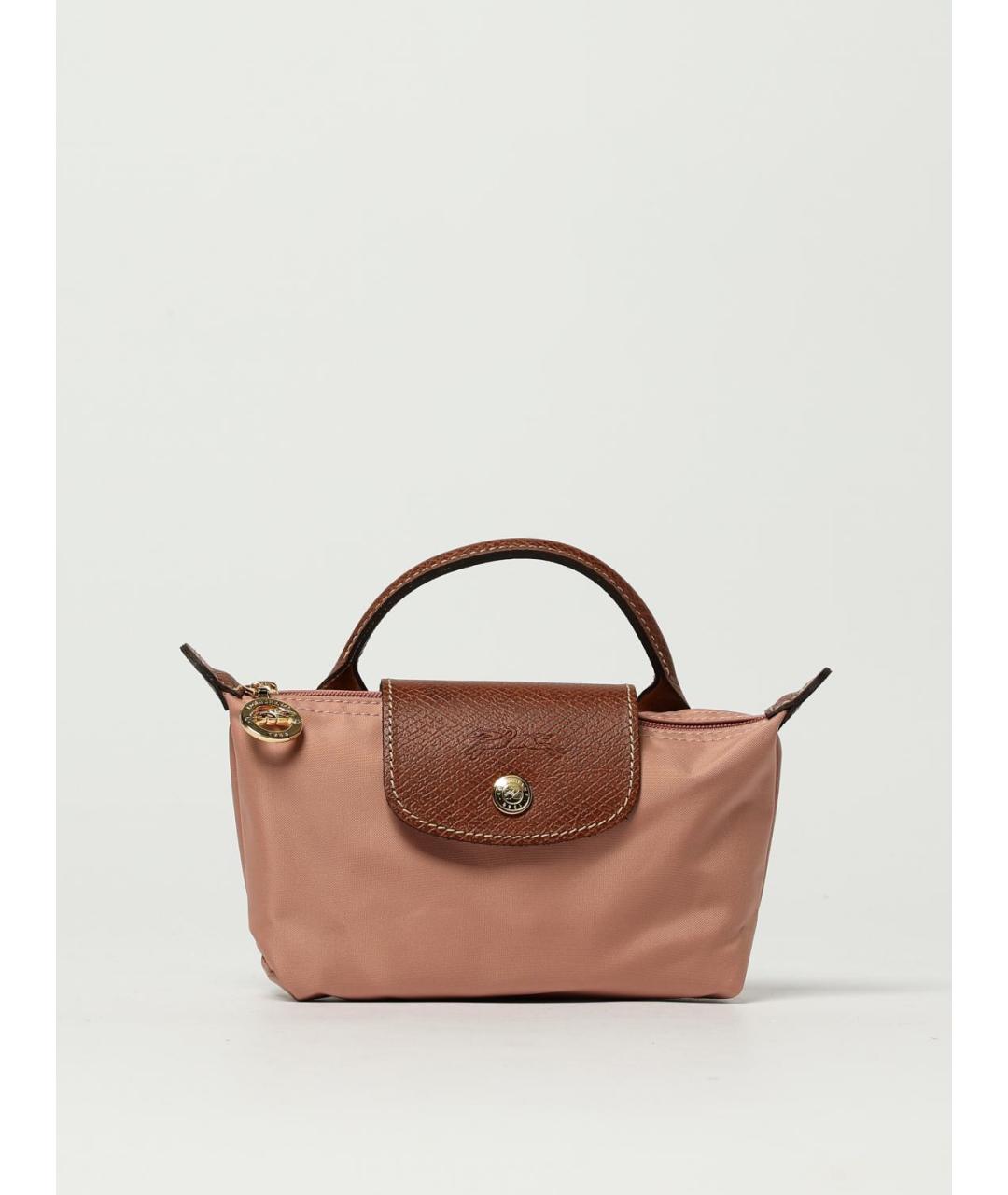 LONGCHAMP Розовая сумка с короткими ручками, фото 4