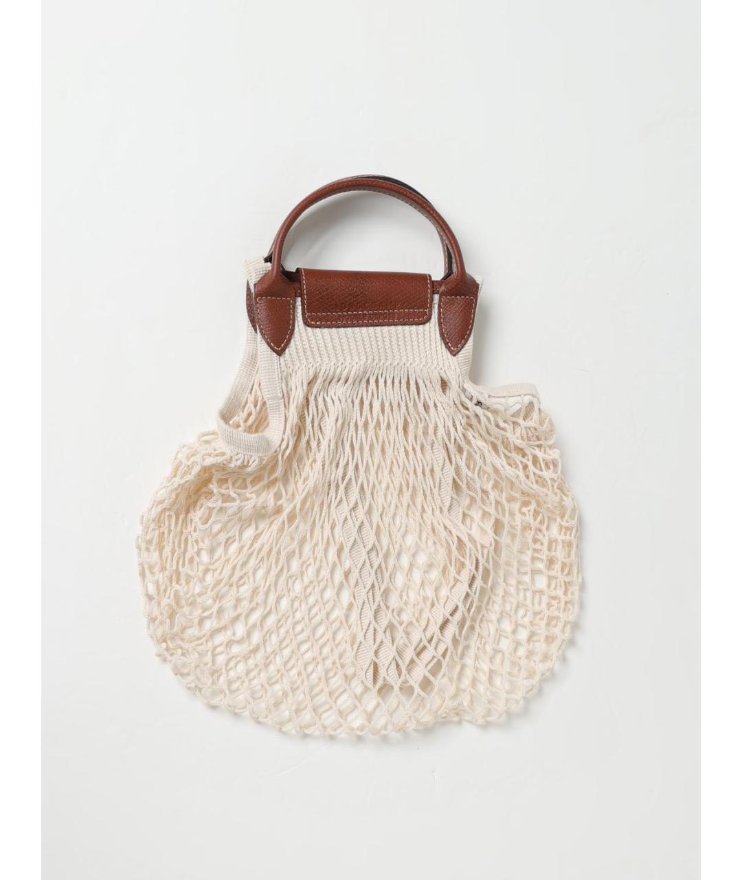 LONGCHAMP Бежевая сумка с короткими ручками, фото 2