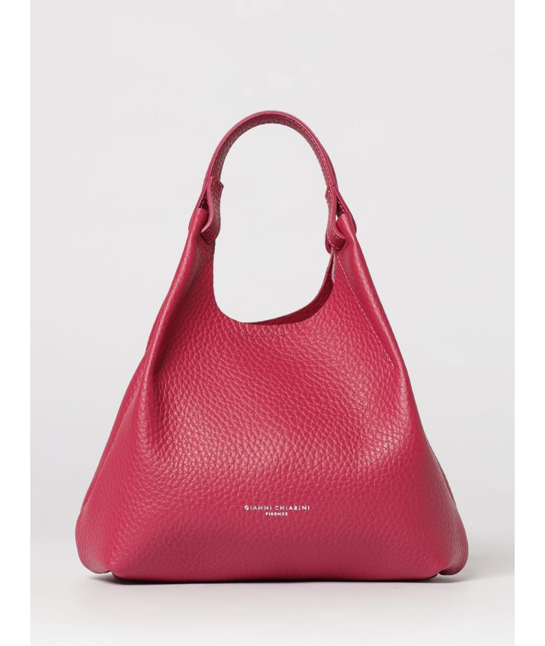 Gianni Chiarini Розовая кожаная сумка тоут, фото 4