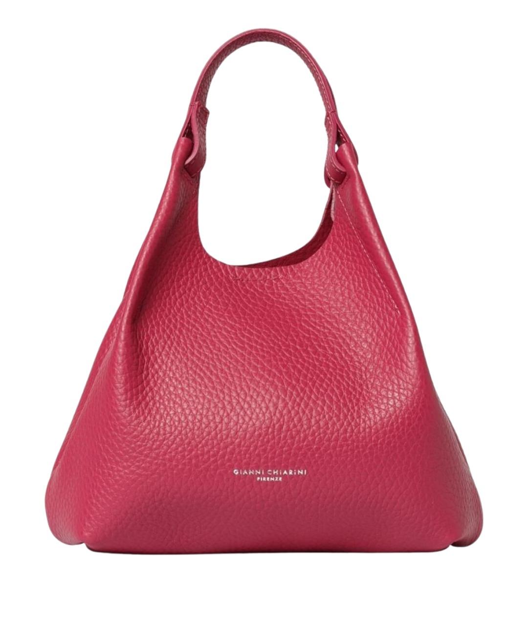 Gianni Chiarini Розовая кожаная сумка тоут, фото 1