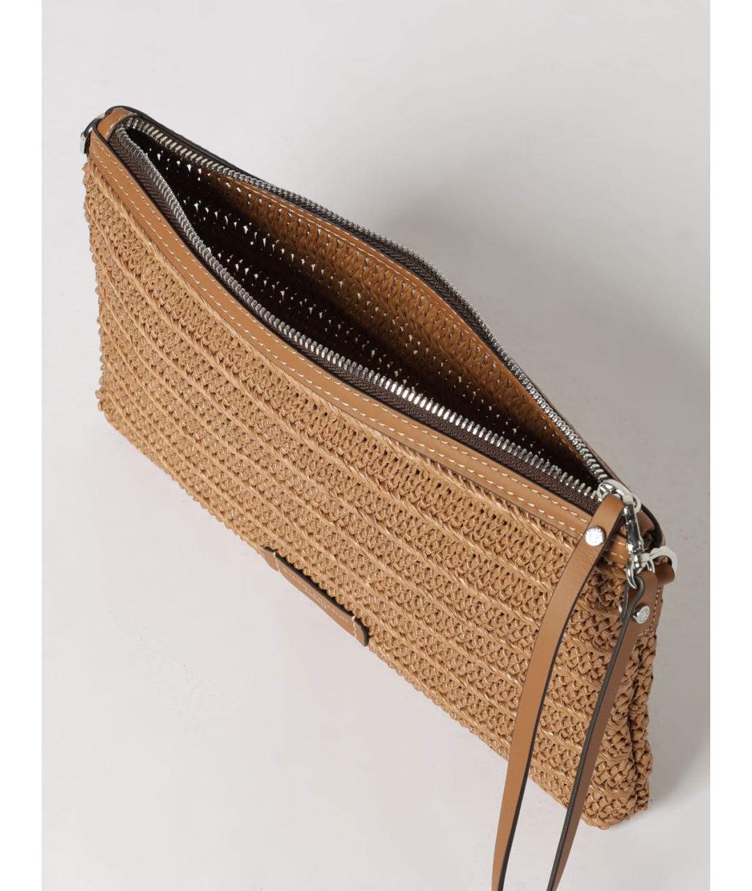 Gianni Chiarini Коричневая пелетеная сумка через плечо, фото 3