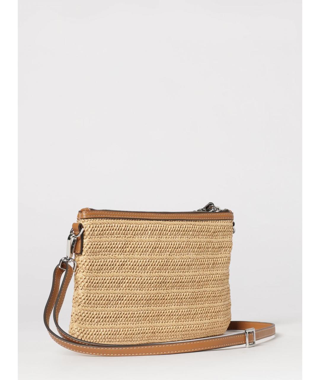 Gianni Chiarini Бежевая пелетеная сумка через плечо, фото 2