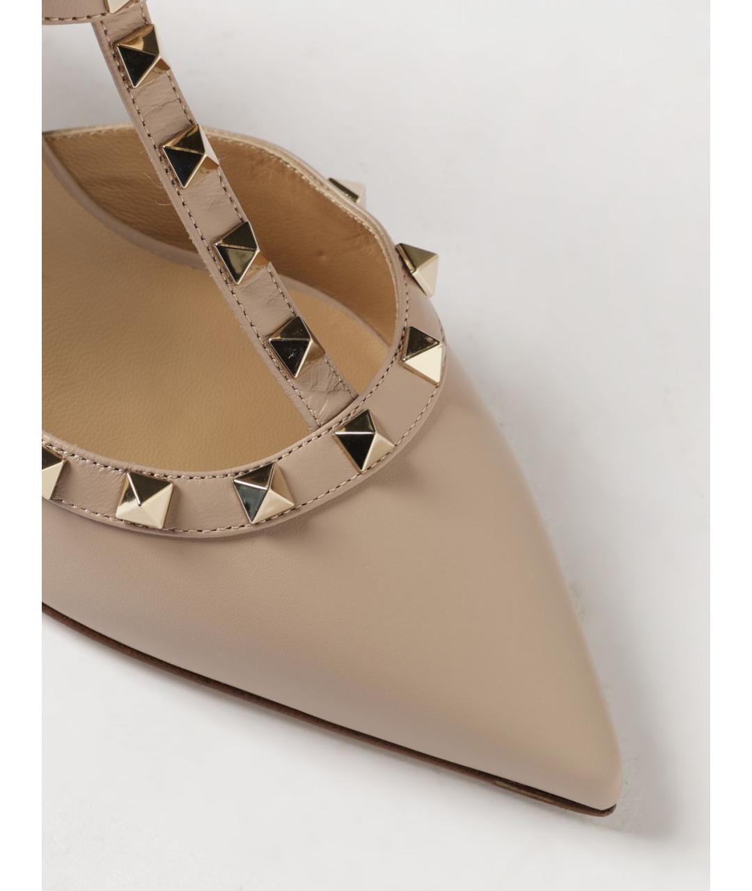 VALENTINO Розовые кожаные туфли, фото 4