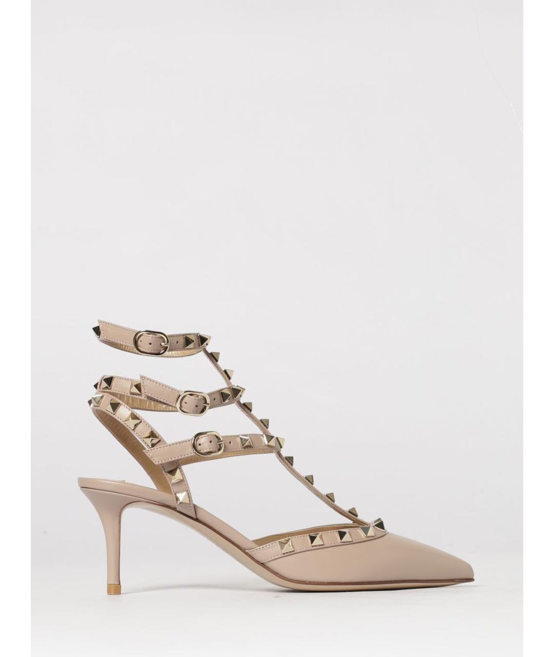 VALENTINO Розовые кожаные туфли, фото 5