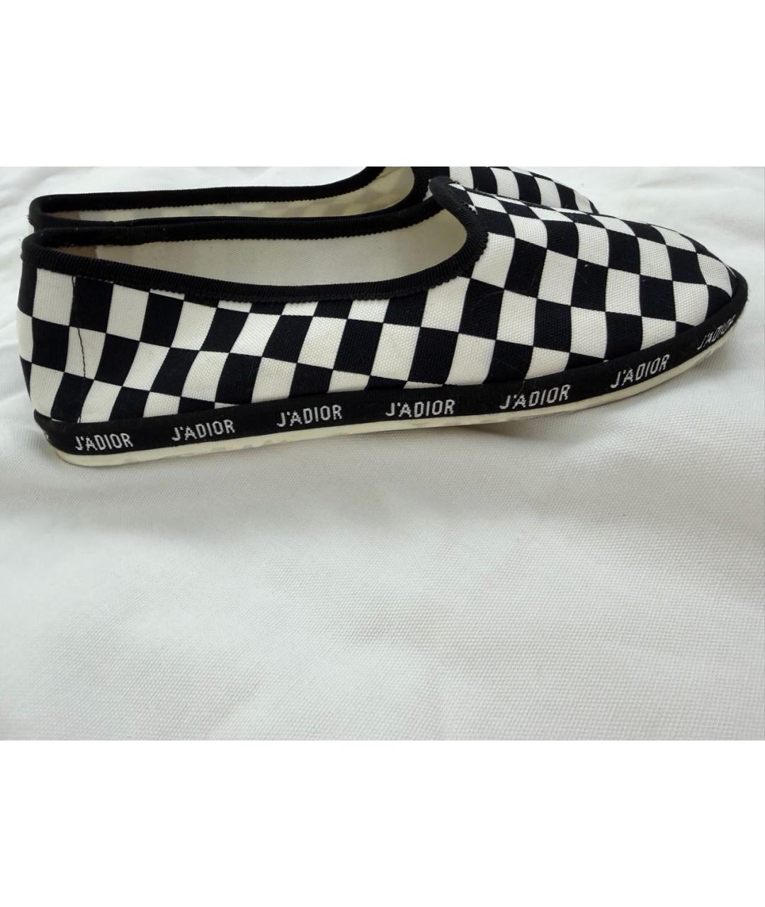 CHRISTIAN DIOR Белые текстильные эспадрильи, фото 2