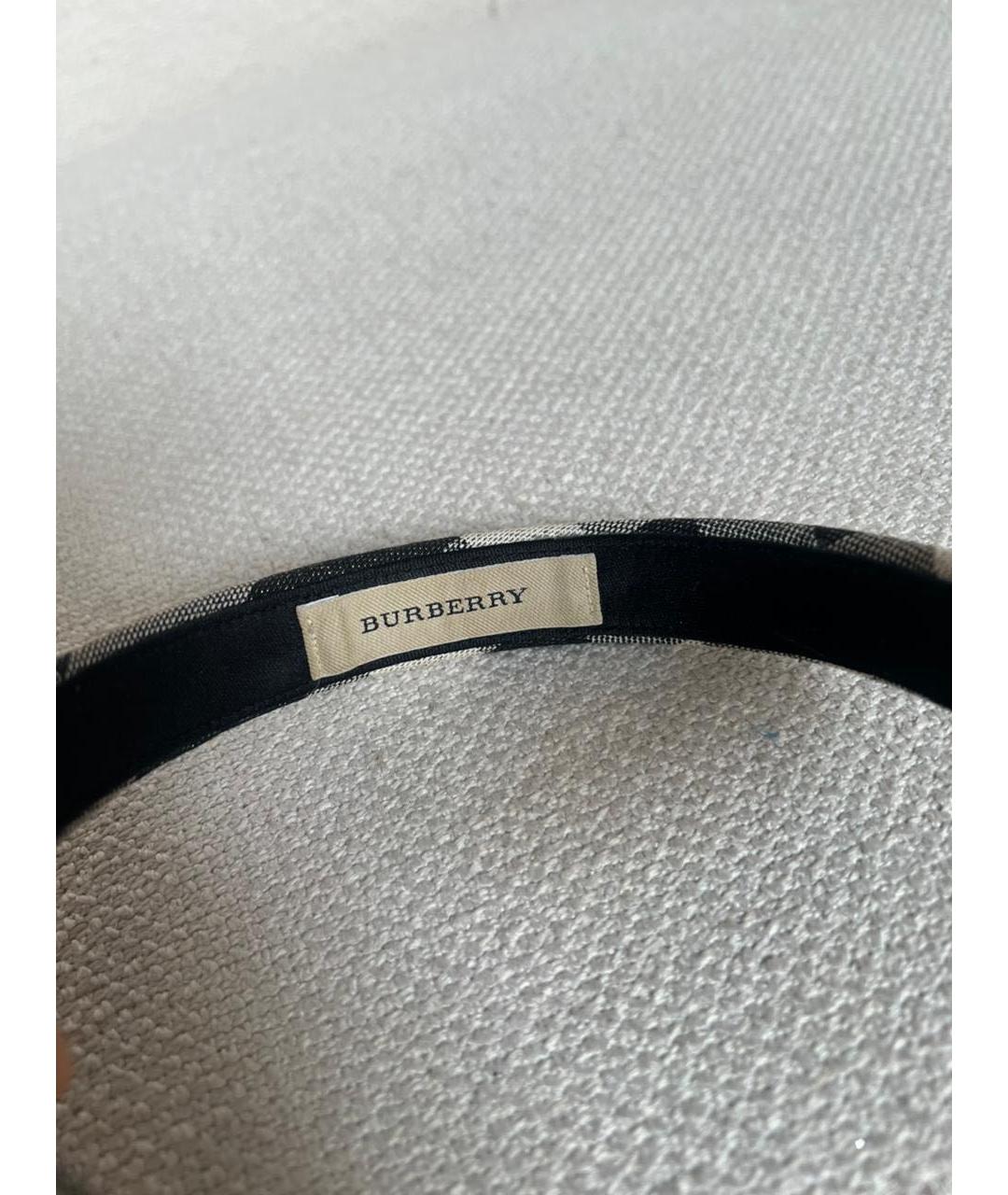 BURBERRY Черный ободок, фото 4