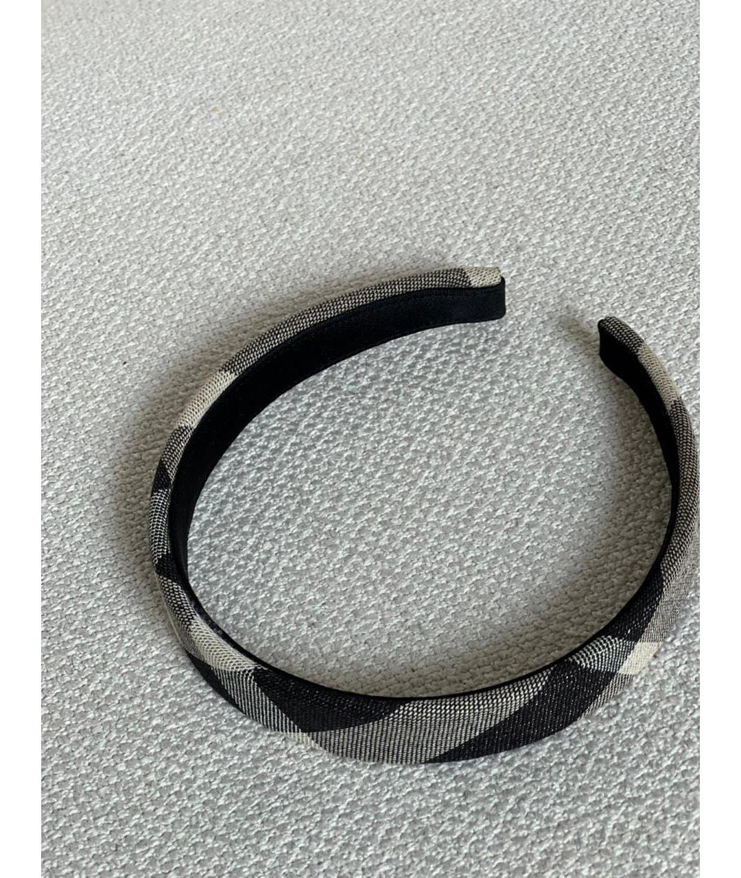 BURBERRY Черный ободок, фото 2