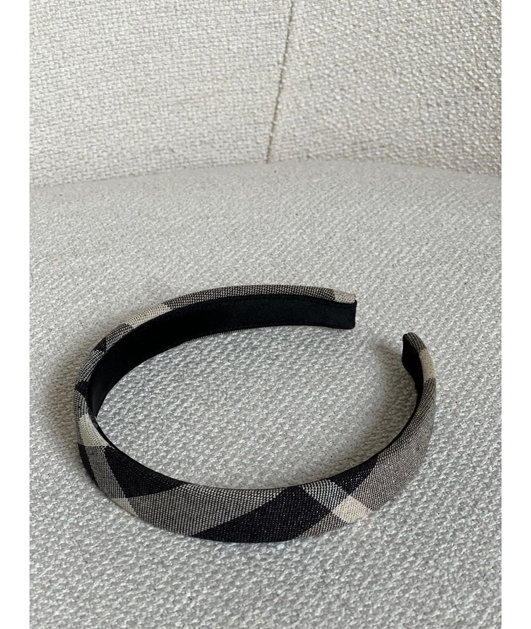 BURBERRY Черный ободок, фото 6