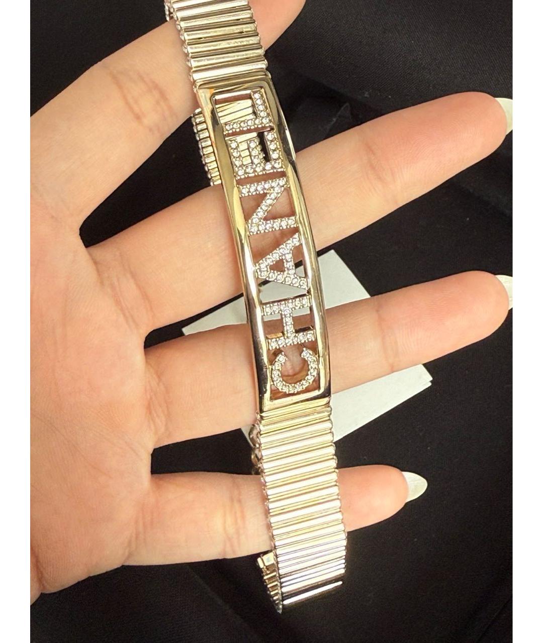 CHANEL Золотой металлический чокер, фото 4