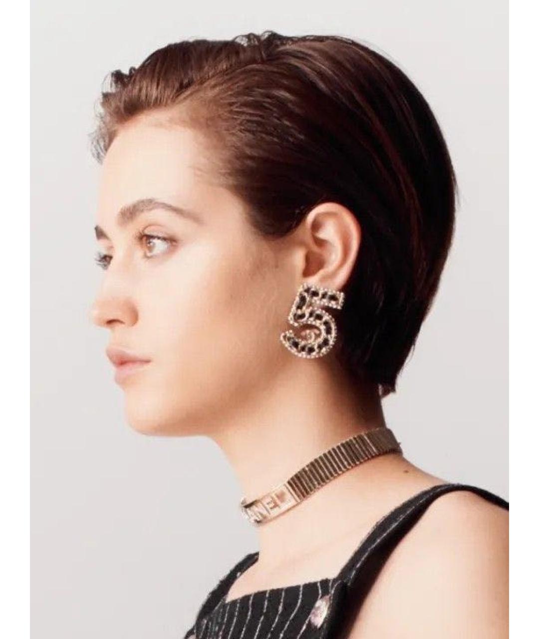 CHANEL Золотой металлический чокер, фото 8