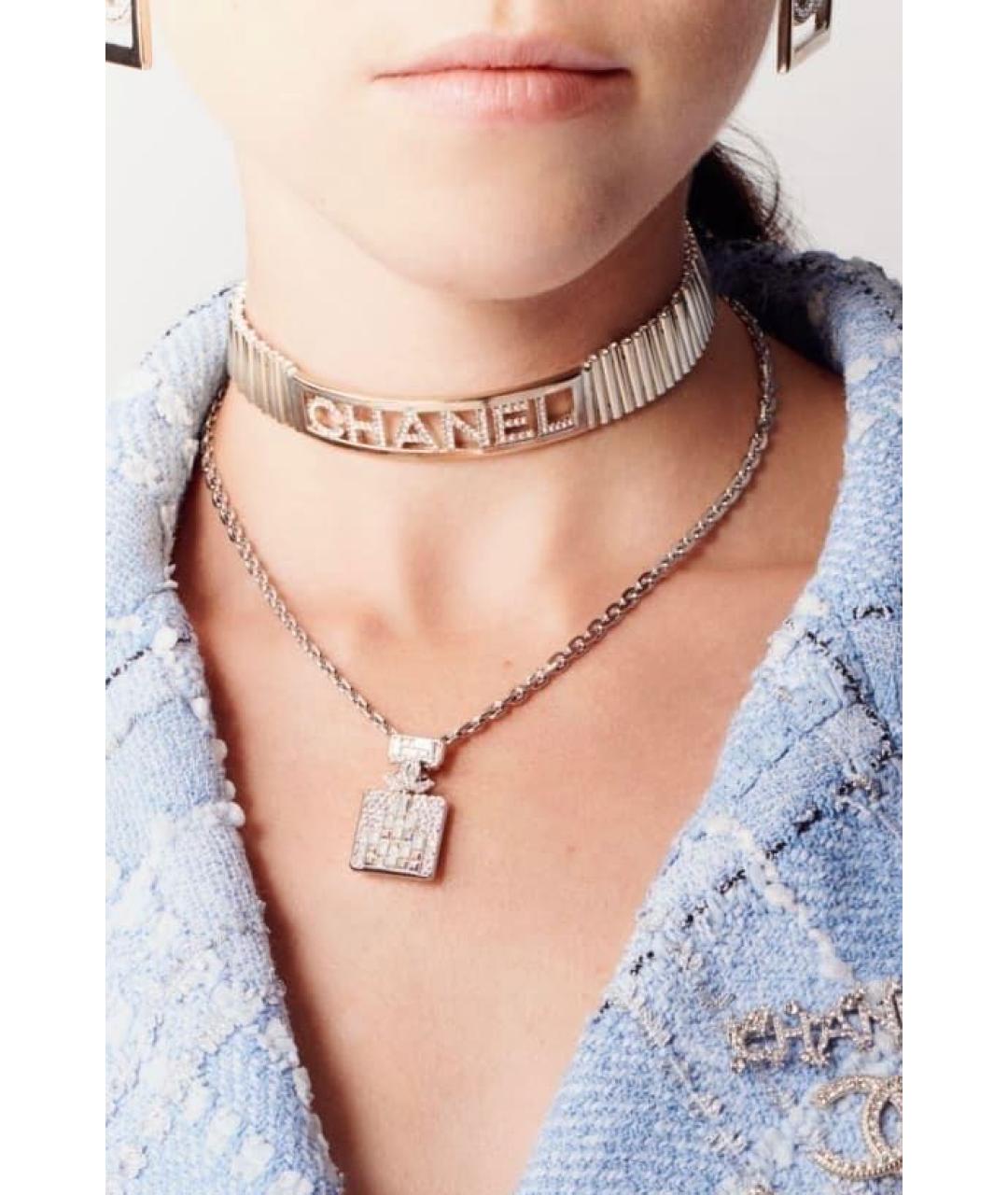 CHANEL Золотой металлический чокер, фото 3