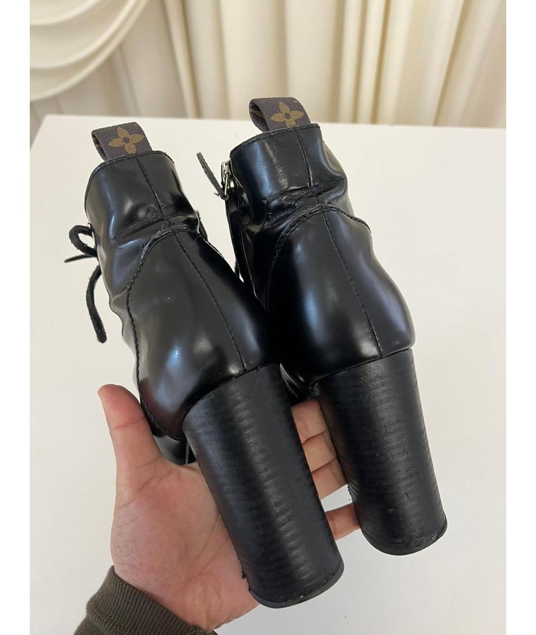 LOUIS VUITTON Черные ботильоны, фото 7