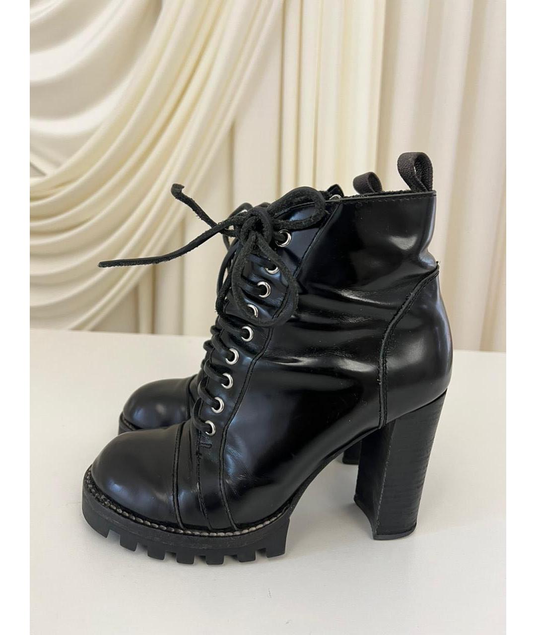 LOUIS VUITTON Черные ботильоны, фото 8