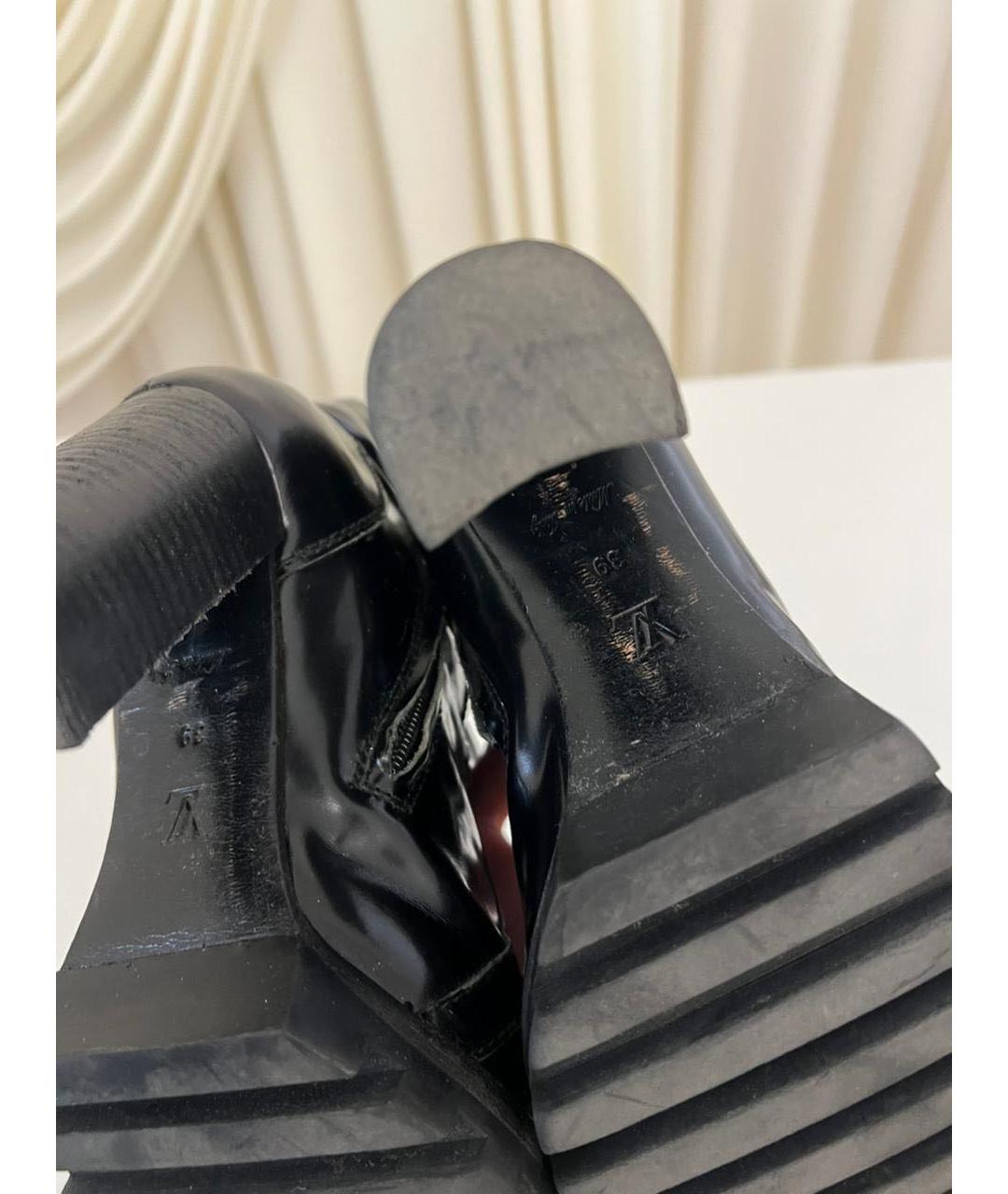 LOUIS VUITTON Черные ботильоны, фото 5