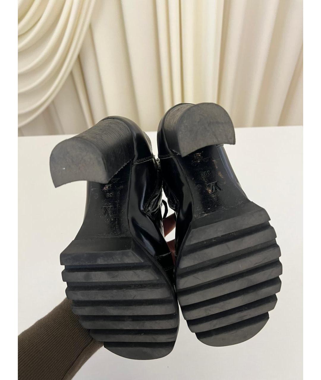 LOUIS VUITTON Черные ботильоны, фото 4