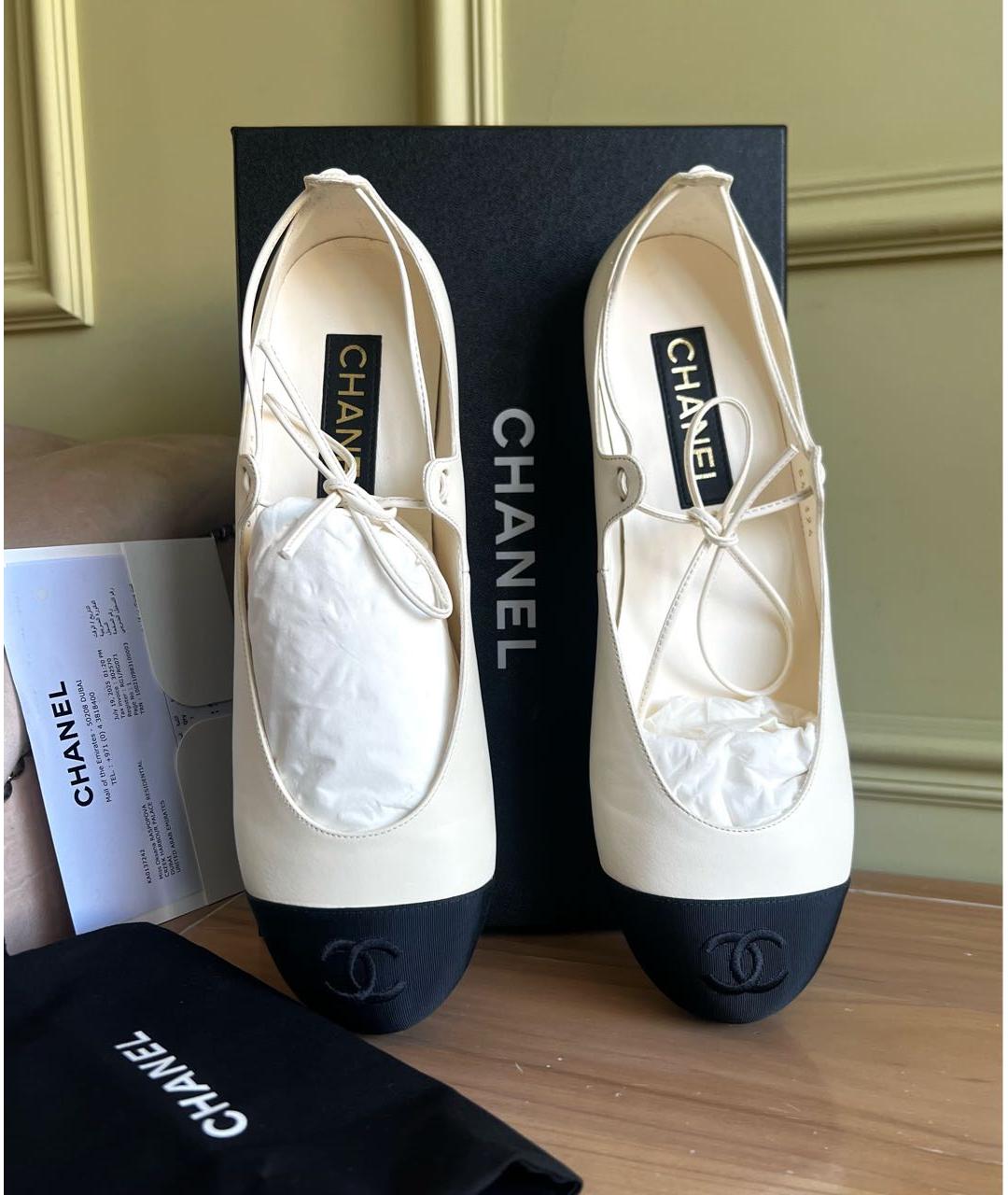 CHANEL Кожаные балетки, фото 9