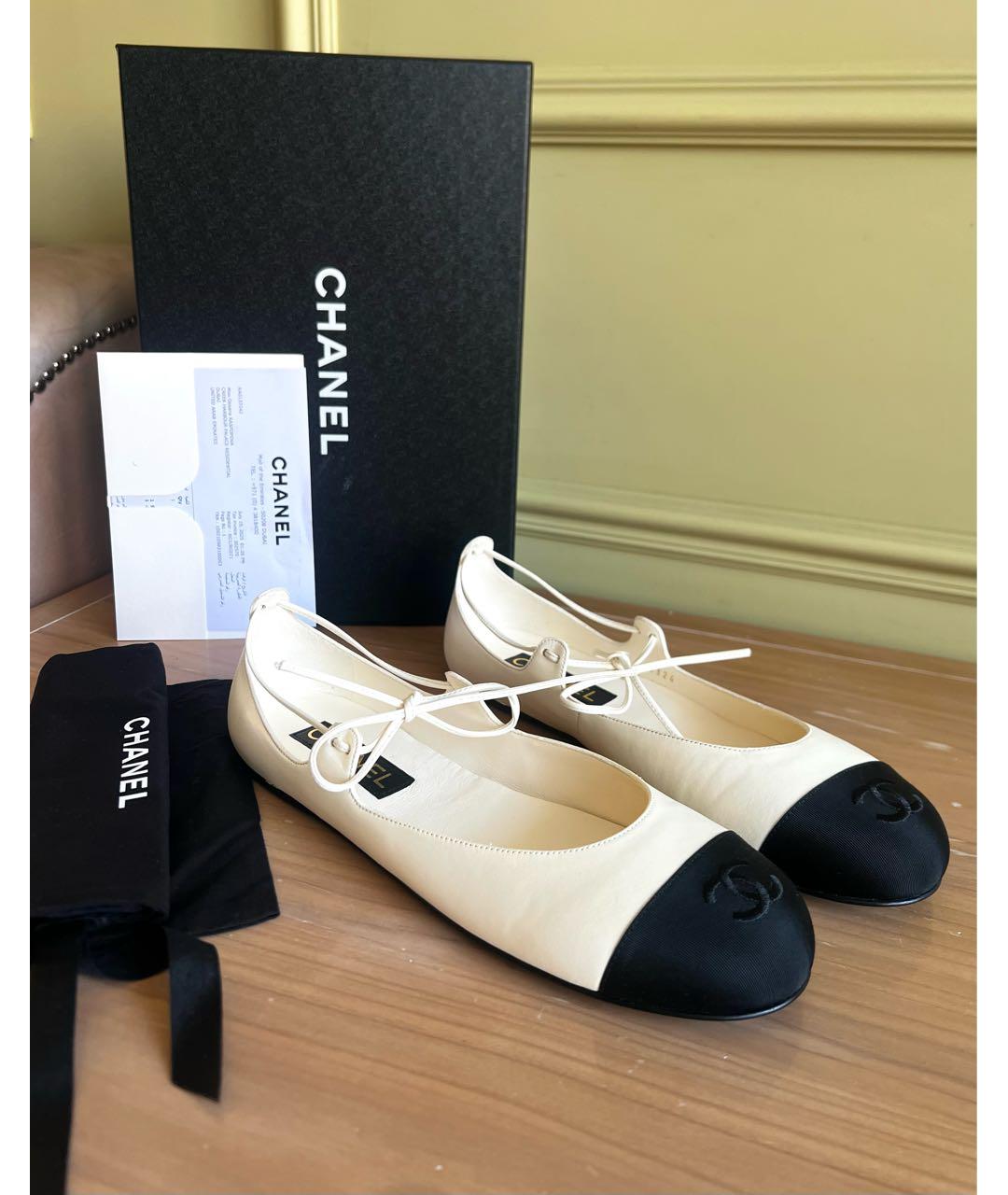 CHANEL Кожаные балетки, фото 2