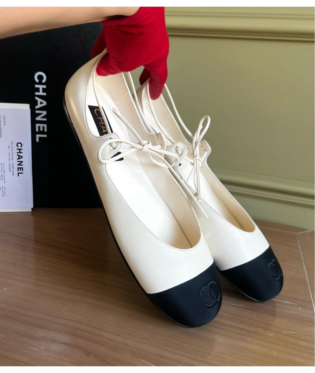 CHANEL Кожаные балетки, фото 5