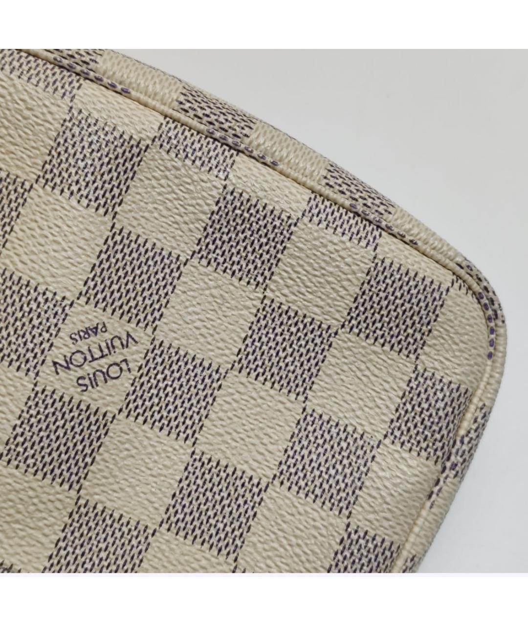 LOUIS VUITTON Белая сумка с короткими ручками из искусственной кожи, фото 7