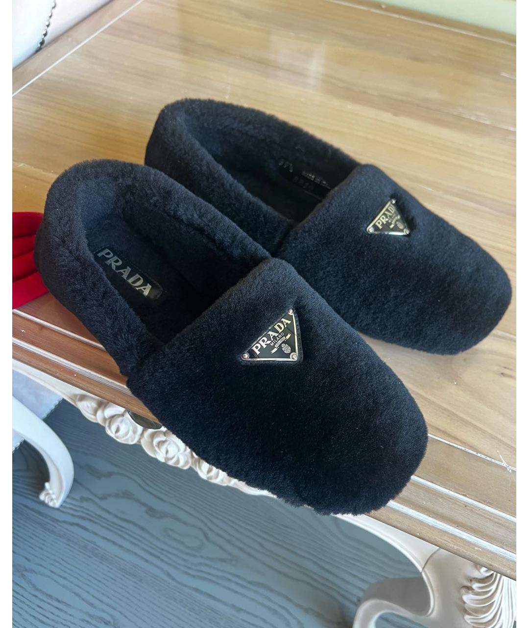 PRADA Черные лоферы, фото 2