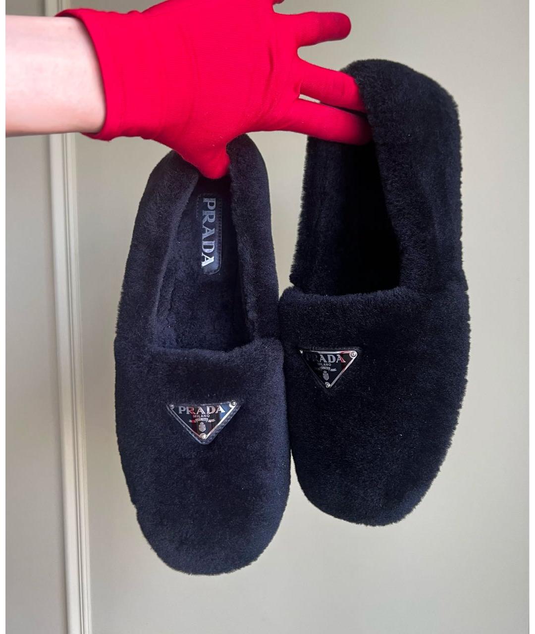 PRADA Черные лоферы, фото 3