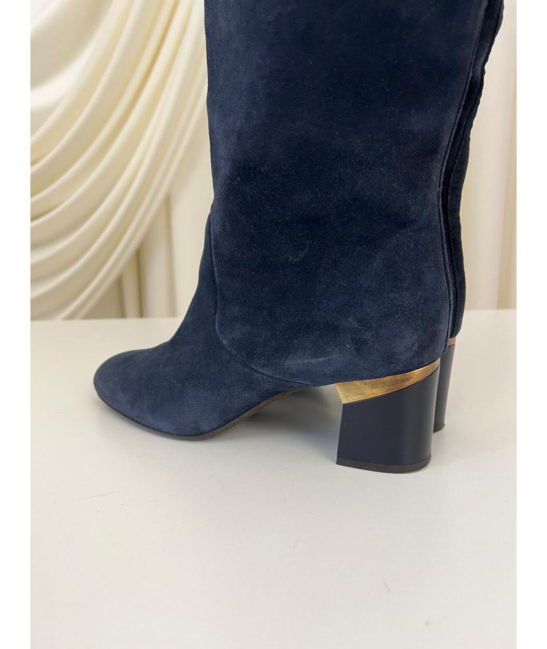 LANVIN Темно-синие сапоги, фото 3