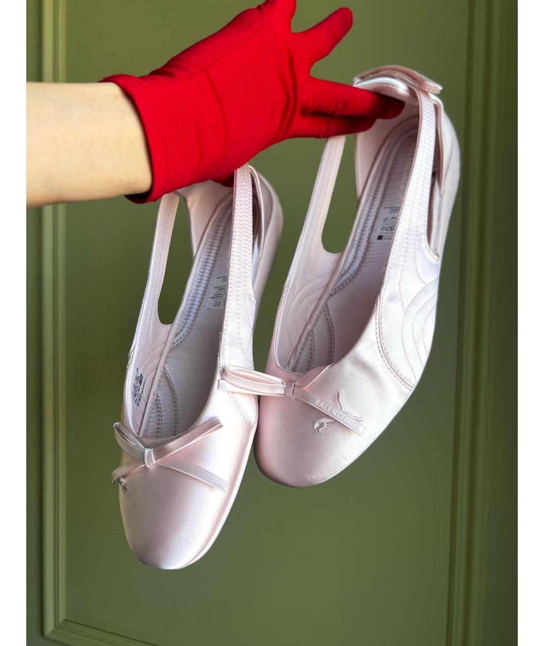 BALENCIAGA Розовые балетки, фото 2