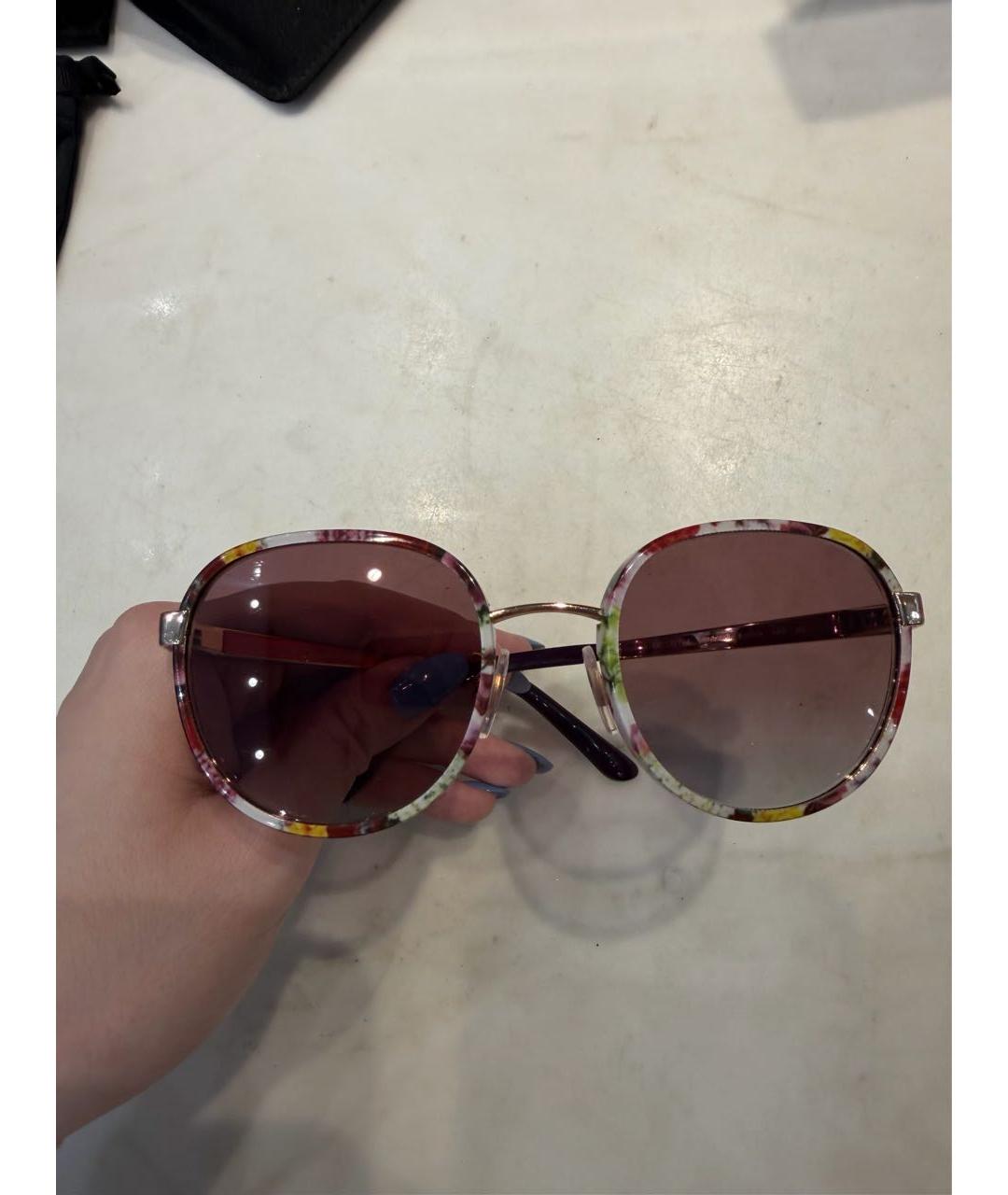 DOLCE&GABBANA Мульти пластиковые солнцезащитные очки, фото 5