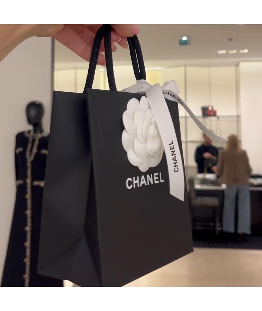 CHANEL Золотые металлические серьги, фото 3