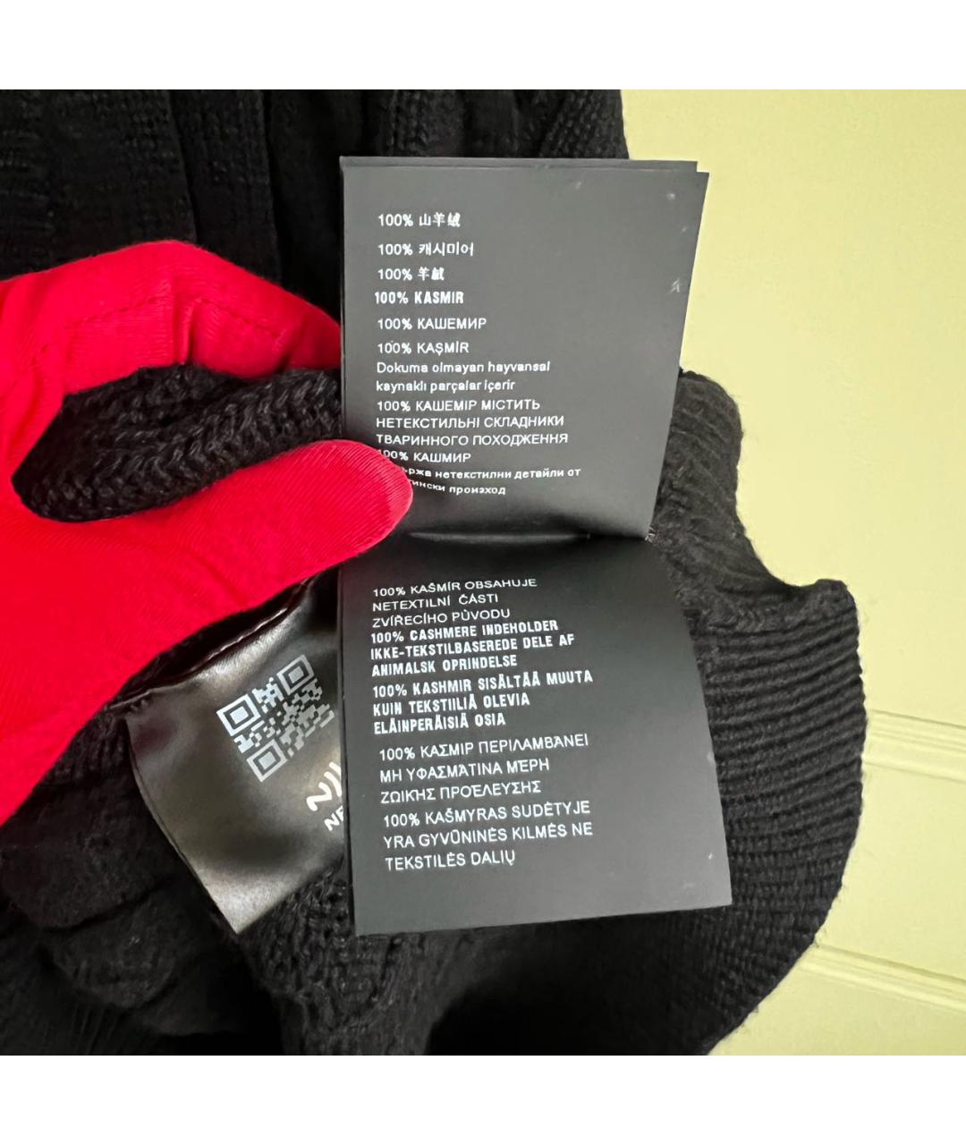 PRADA Черный кашемировый кардиган, фото 8