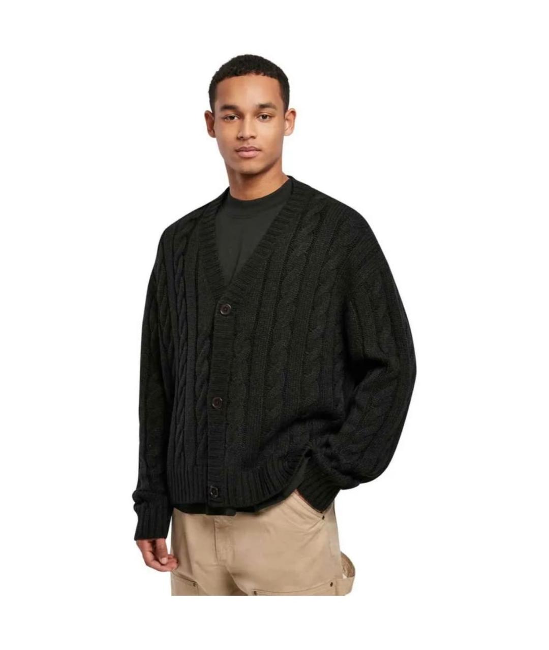 PRADA Черный кашемировый кардиган, фото 3