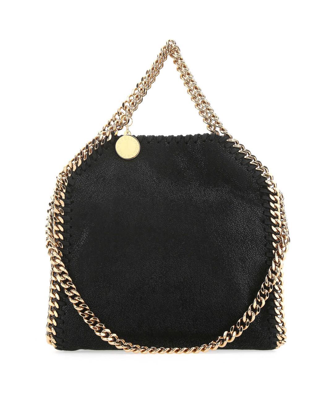 STELLA MCCARTNEY Черная сумка с короткими ручками из искусственной кожи, фото 3