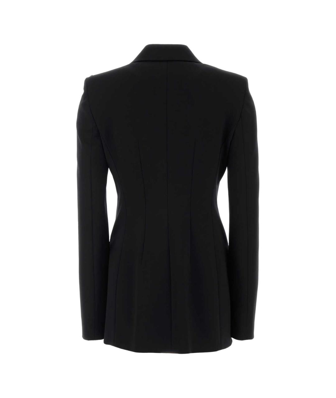 SPORTMAX Черный синтетический жакет/пиджак, фото 2