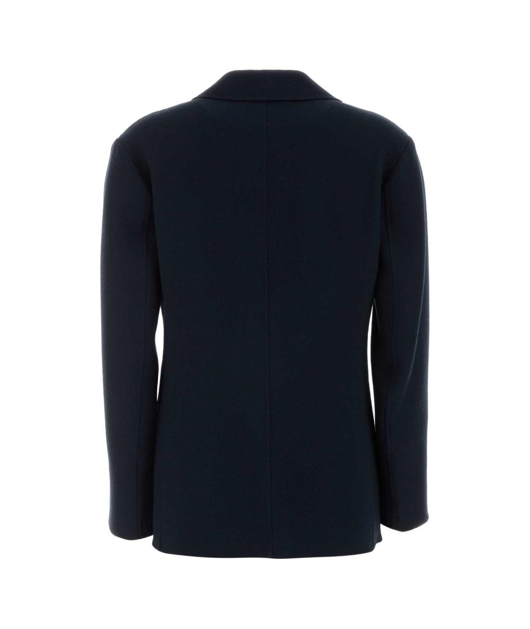 'S MAX MARA Темно-синий шерстяной жакет/пиджак, фото 2