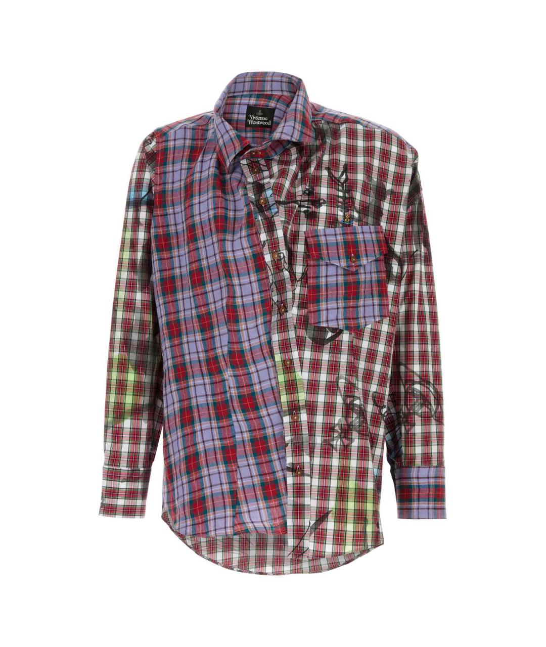 VIVIENNE WESTWOOD Мульти хлопковая кэжуал рубашка, фото 1