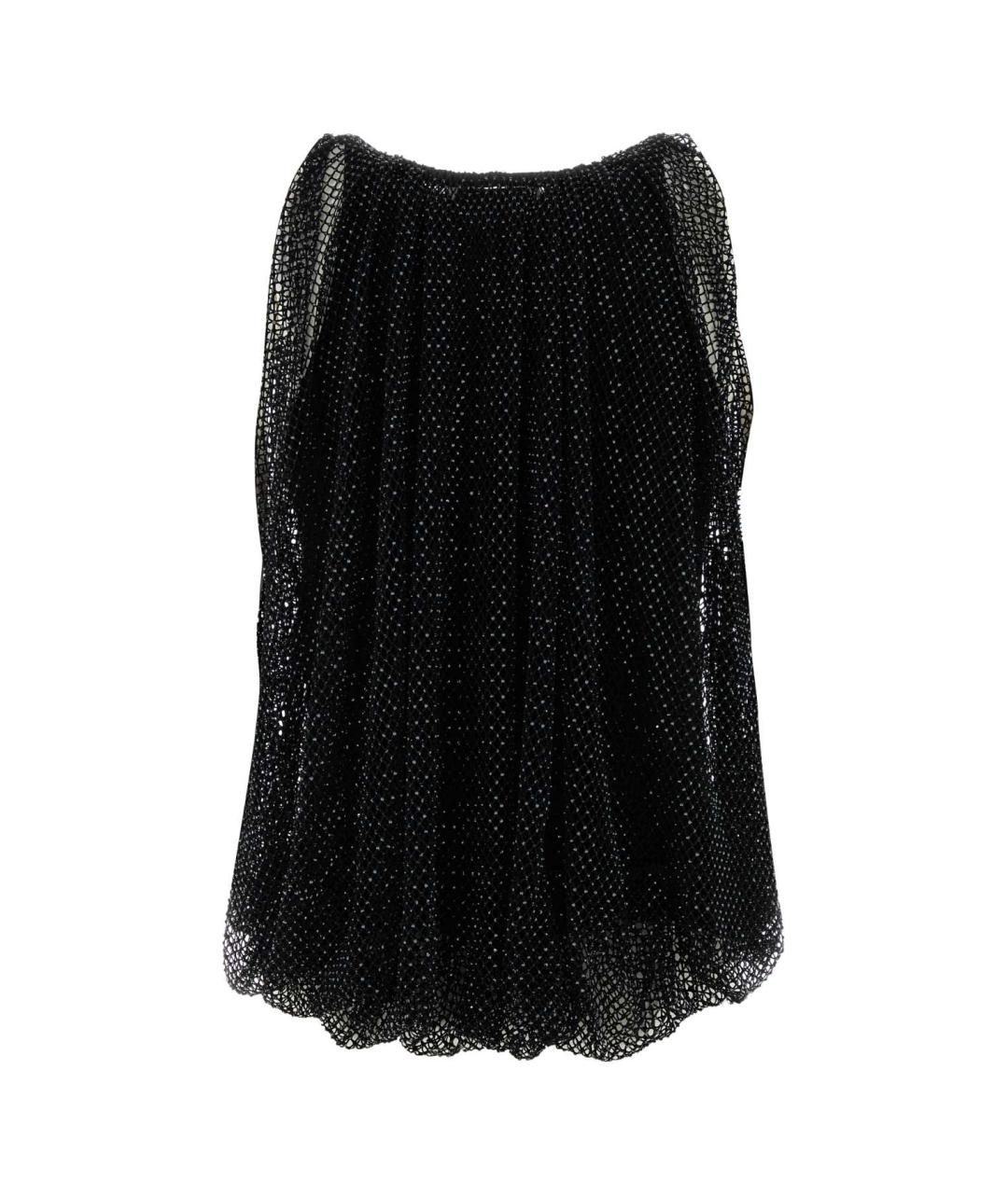 SPORTMAX Черная полиэстеровая блузы, фото 2