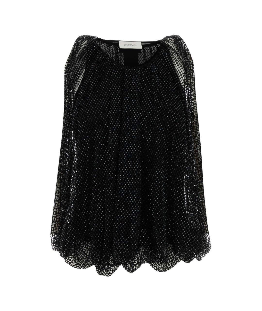 SPORTMAX Черная полиэстеровая блузы, фото 1