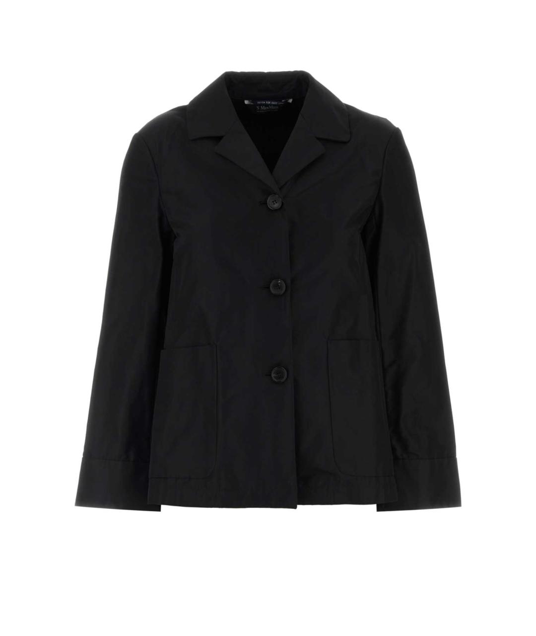 'S MAX MARA Черный хлопковый жакет/пиджак, фото 1